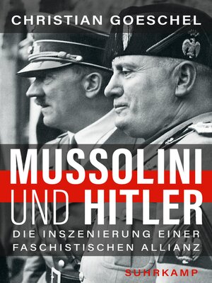 cover image of Mussolini und Hitler